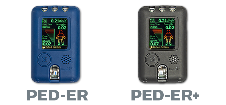 Personal electronic dosimeter with extended dose rate range
